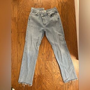 Agolde Criss Cross Denim Jeans